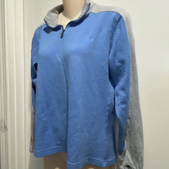 Icebreaker Sport 320 New Zealand Merino Wool Half Zip Base Layer Top Shirt  L - Picture 2 of 11